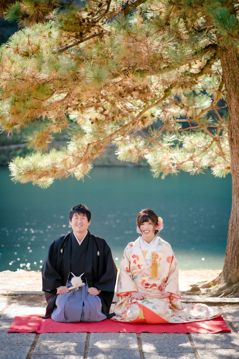 座りショット！