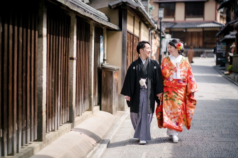 自然なお二人を