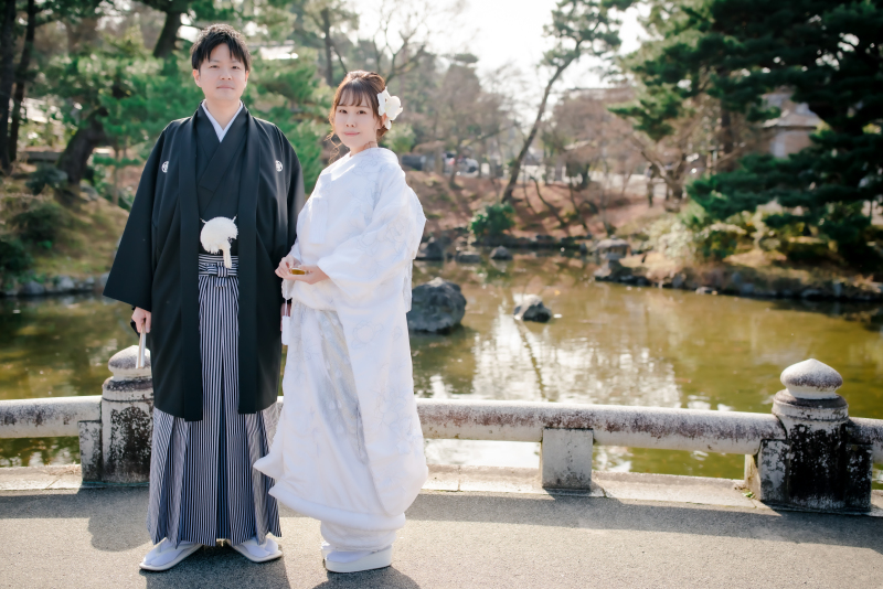 円山公園にて衣装2点ロケ撮影♪