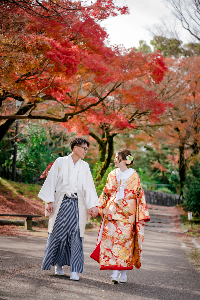 散歩道を歩いて...