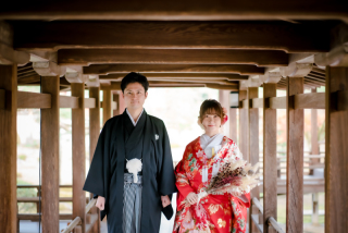 和装前撮り～歴史的な寺院での撮影～