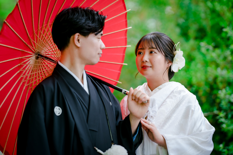 番傘ショット♪