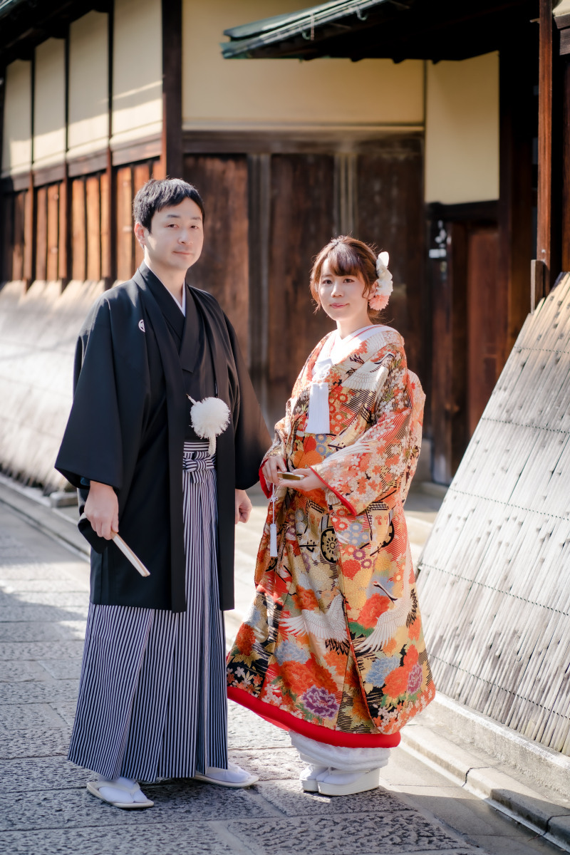 京都らしい街並みで...