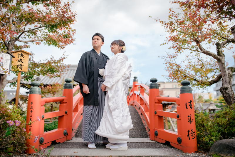 2カ所目は白無垢に変身！