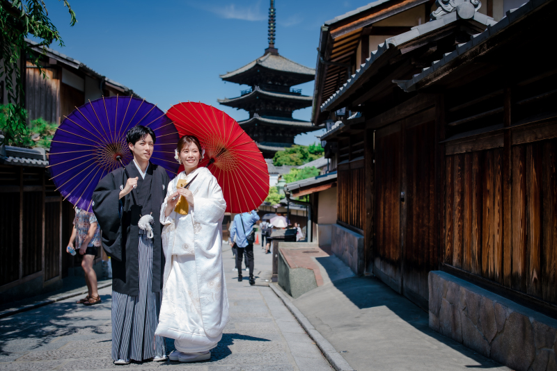 八坂の塔と全身ショット♪