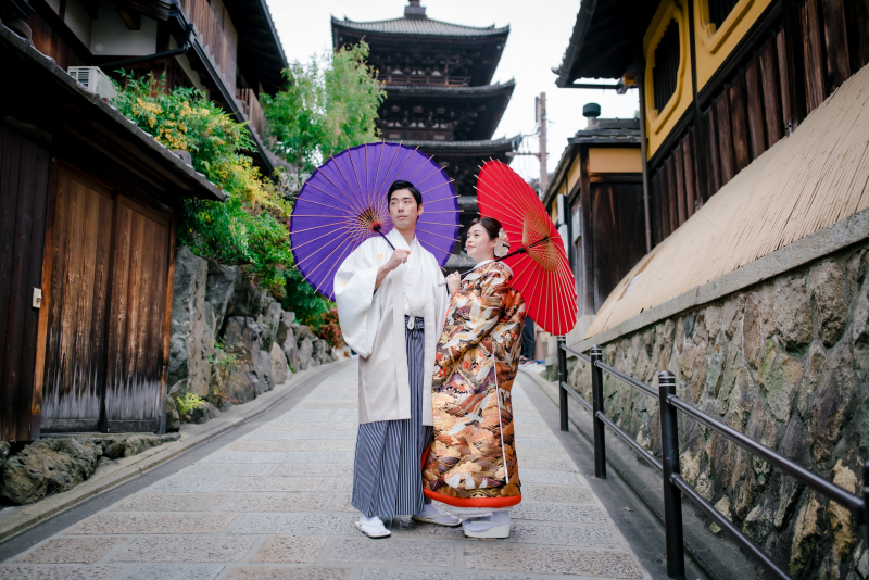 八坂の塔&times;番傘