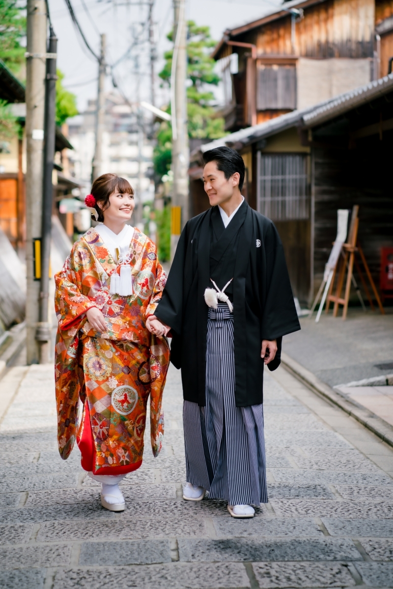 1か所目は八坂の塔周辺