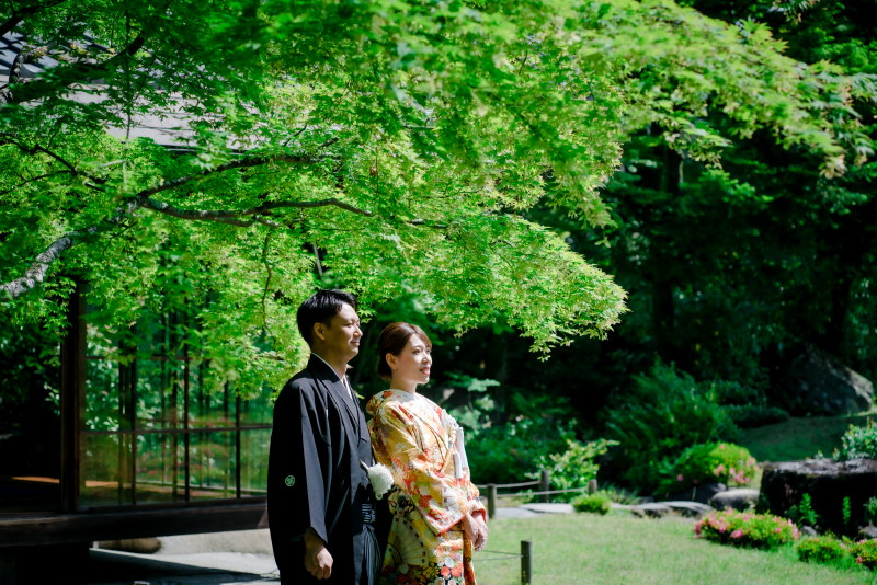 1か所は美しい日本庭園