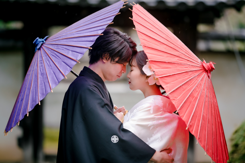 お顔を近づけて