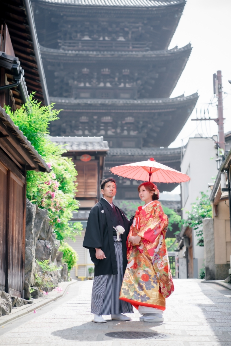 1か所目は八坂の塔周辺！