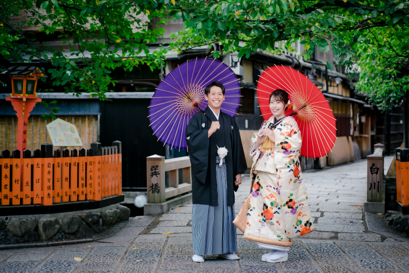 巽橋前での１枚♪