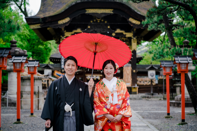 相合傘ショット