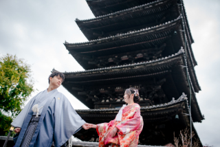 街並み＆紅葉ロケーション撮影