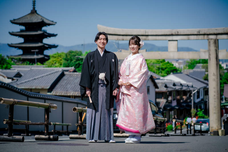 八坂の塔×鳥居