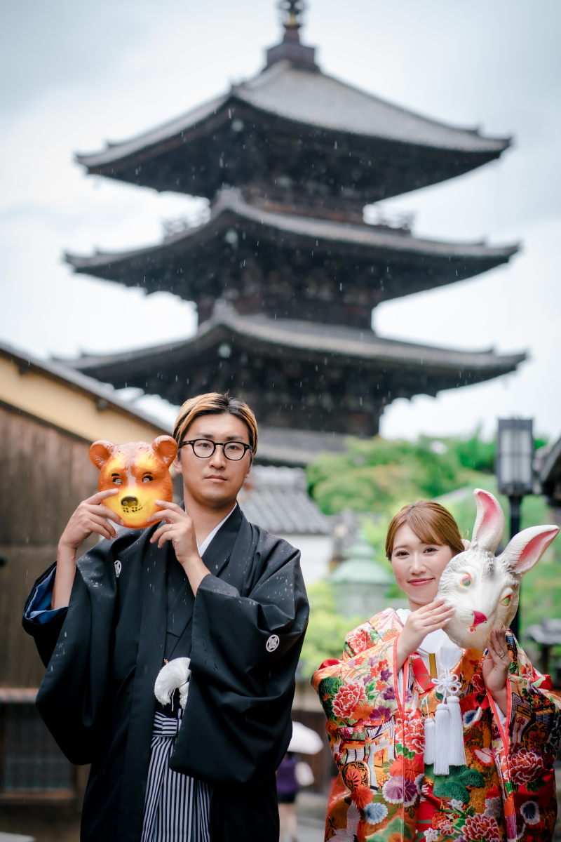 今回は動物のお面ショット♡