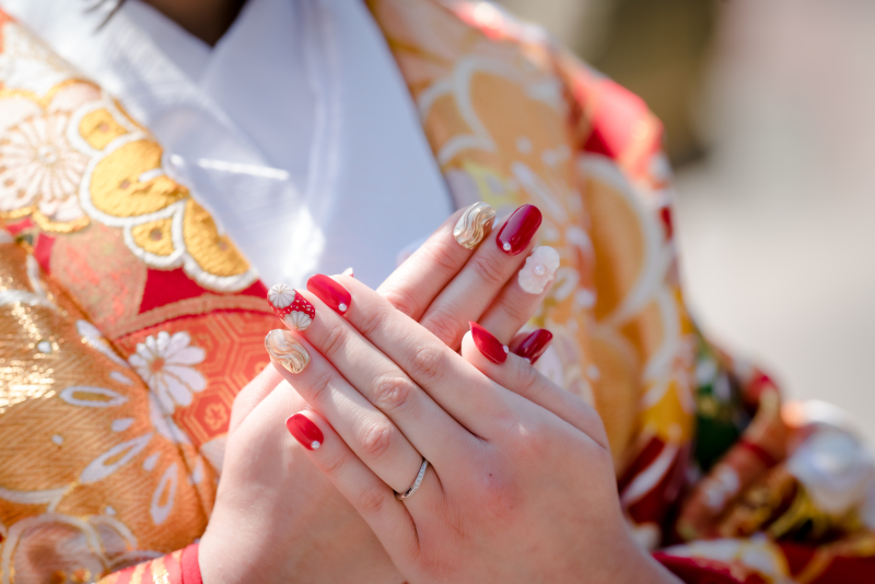 新婦様手元ショット♪