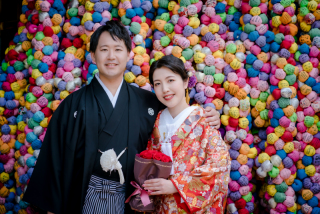 八坂の塔周辺にて衣装1点ロケ撮影♪