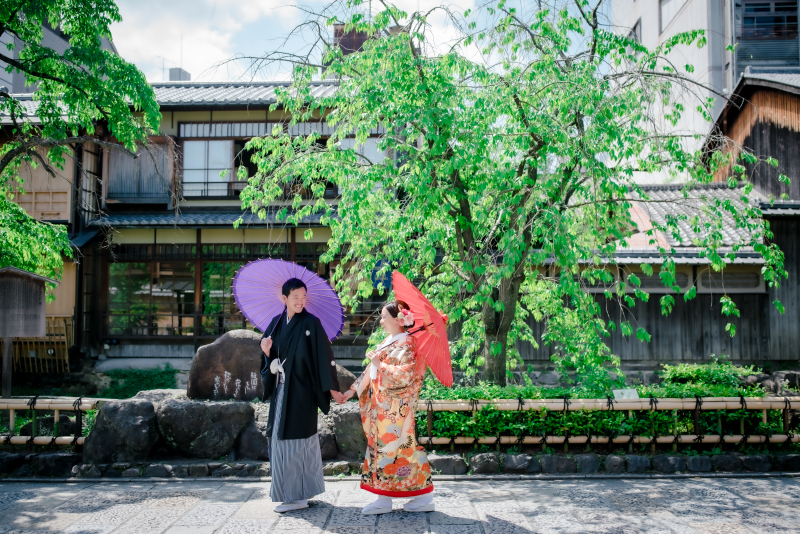 新緑の祇園と神社仏閣ロケ