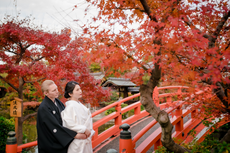 紅葉と一緒に…