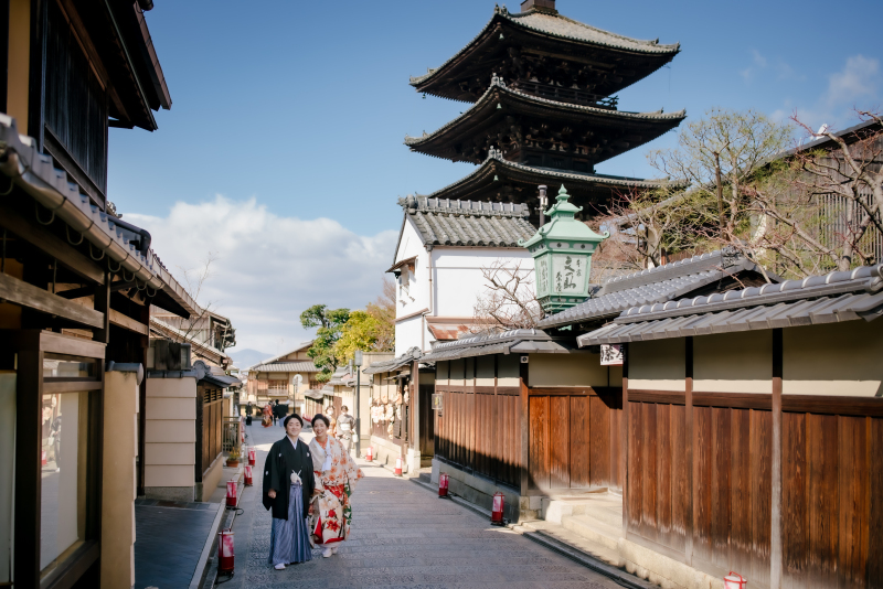 京都の街並み！