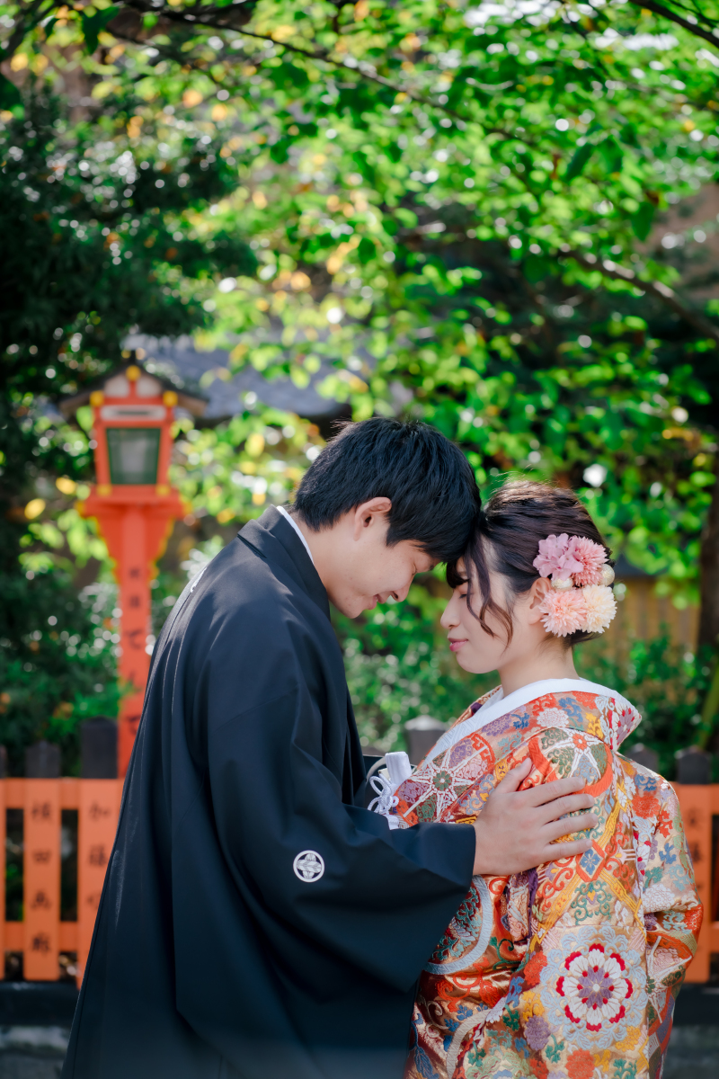 おでこくっつけショット