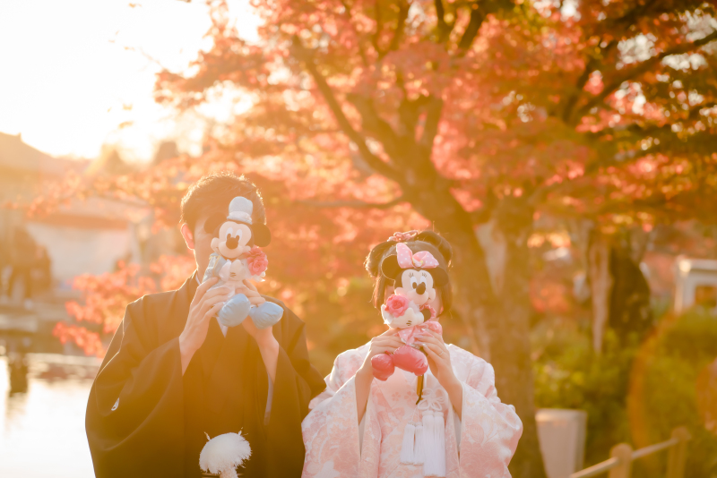 紅葉&times;夢の国♪IN京都円山公園