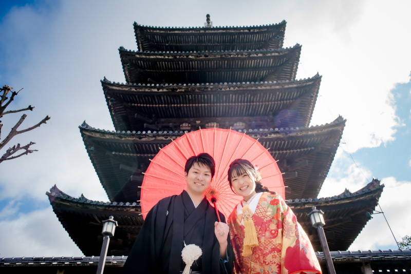 迫力の五重の塔