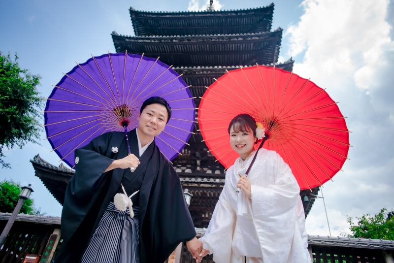 番傘を持って♡