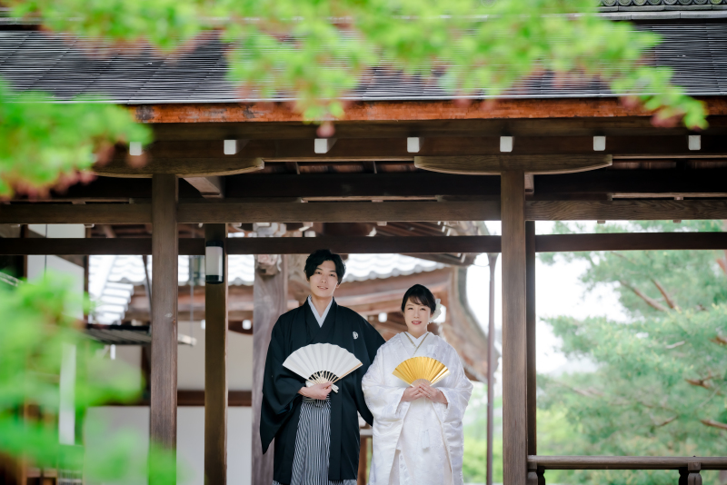 新緑の寺院ロケーション！