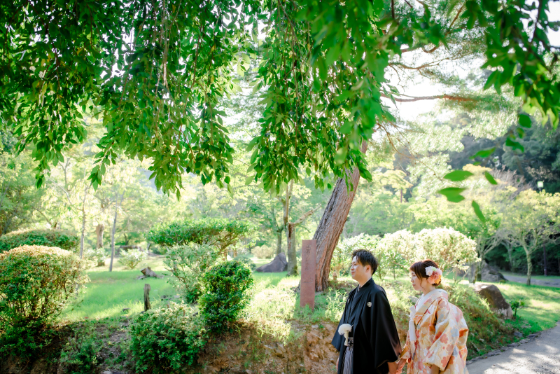 自然を感じながら