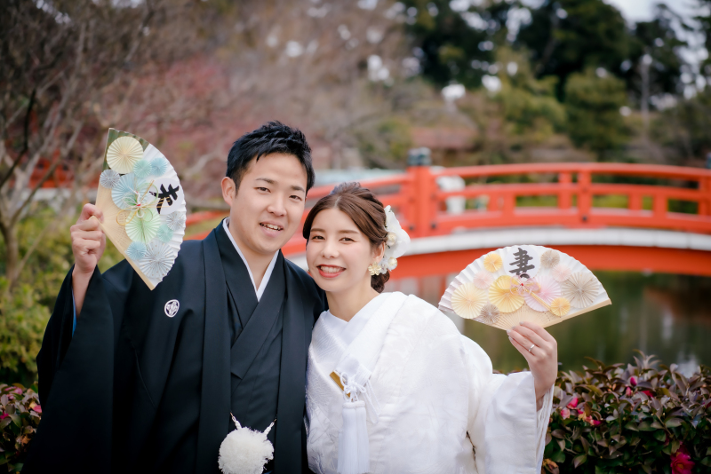 扇子ショット！