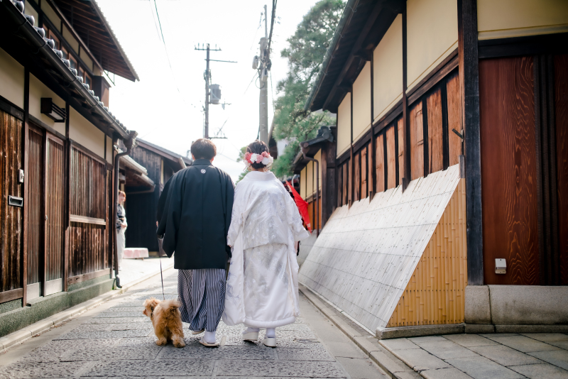 ワンちゃんとの撮影♪