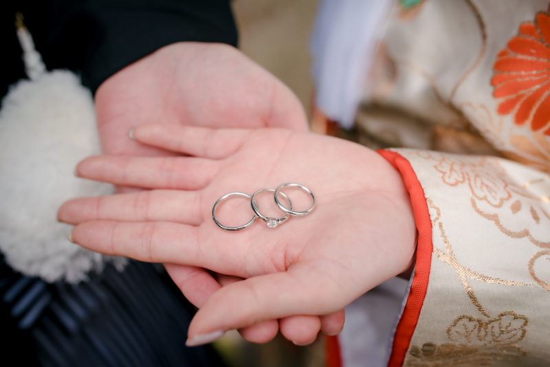 指輪ショット♪