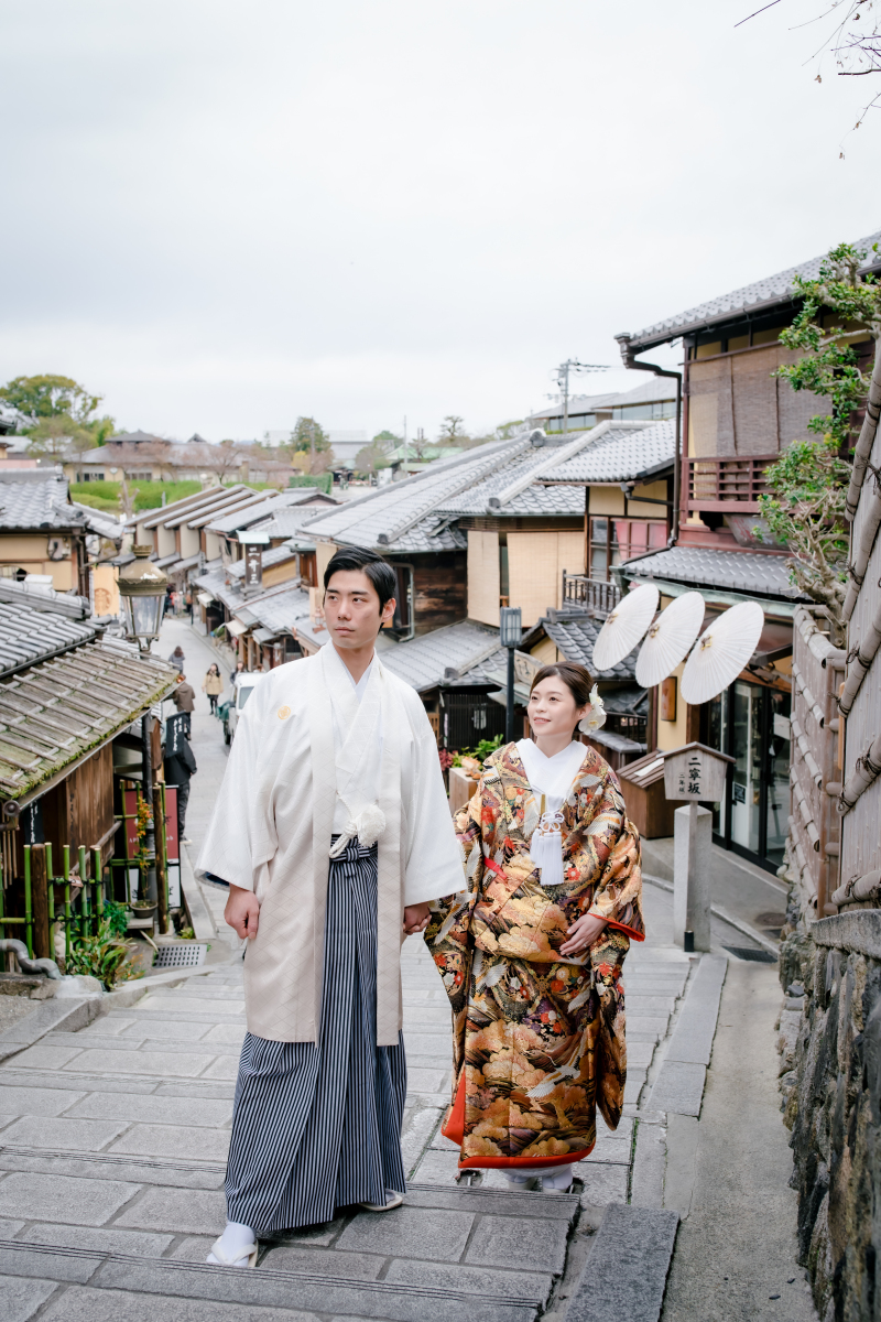 二寧坂から撮影スタート！