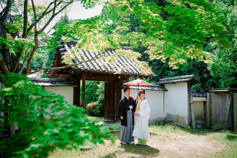 神社仏閣のお庭から撮影♪
