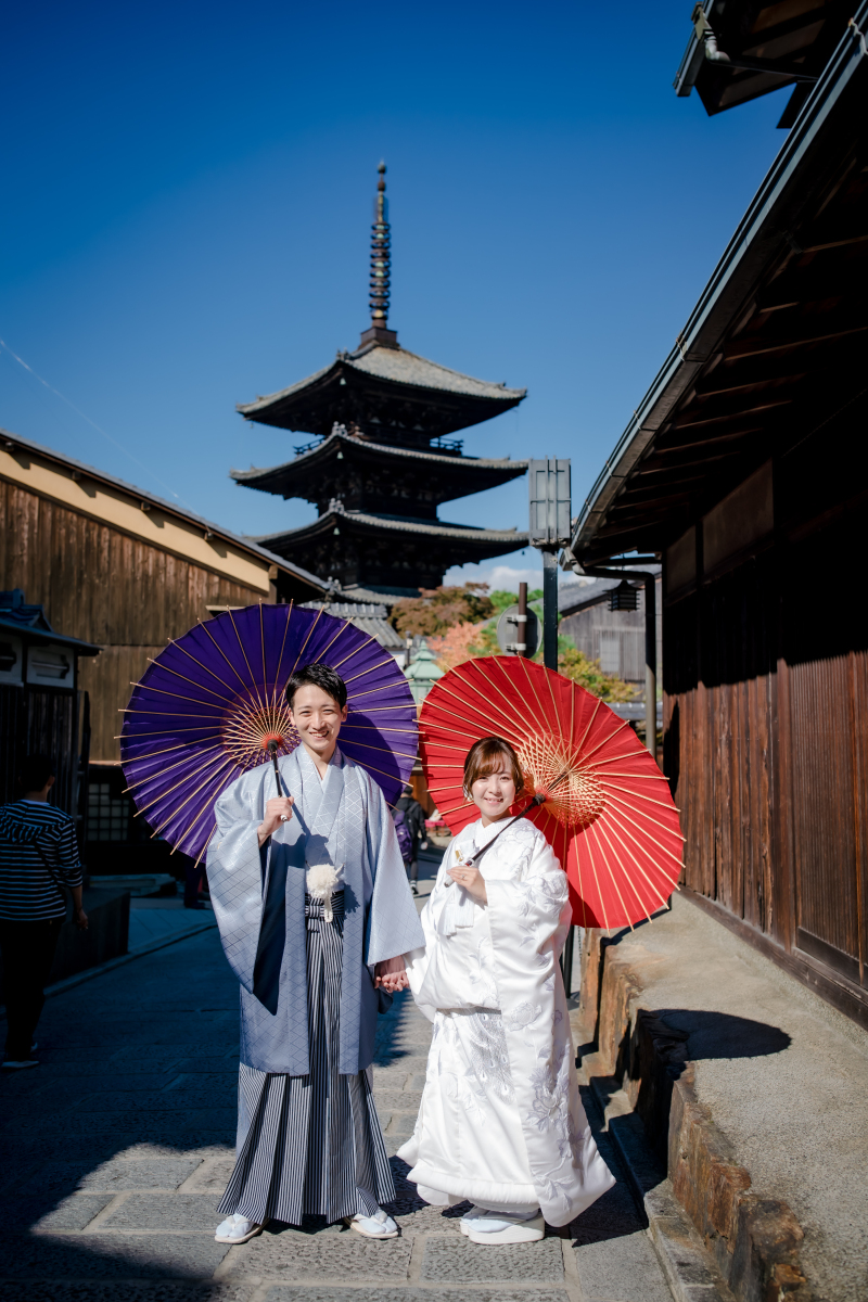 番傘&times;全身ショット♪