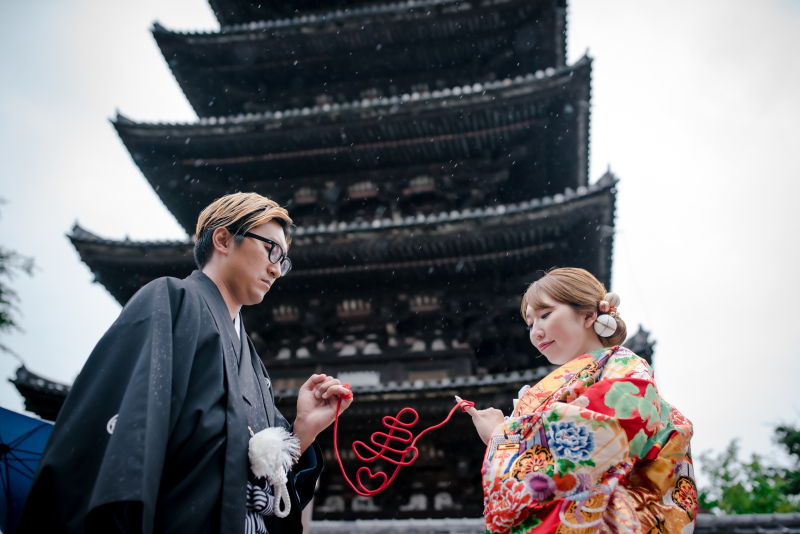 塔の真下で寿ショット！