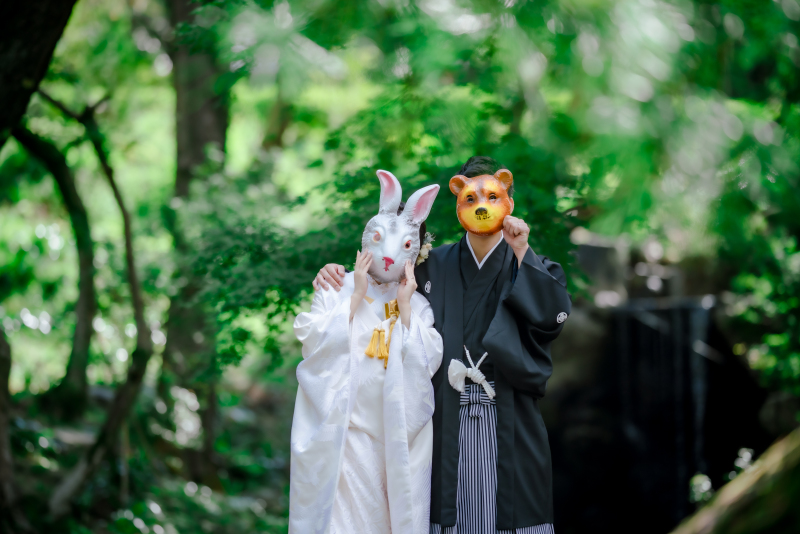 うさぎ　と　くま