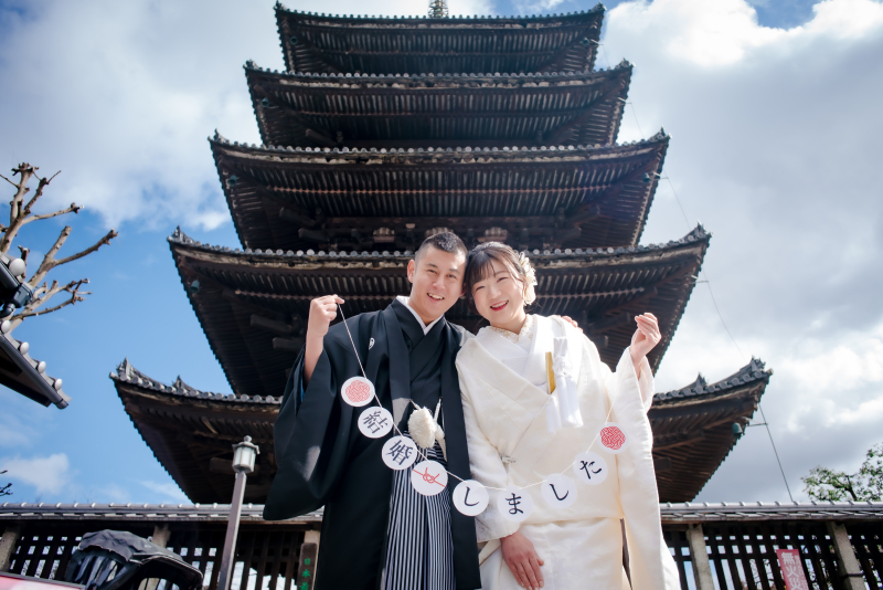 結婚しましたのガーランド♪