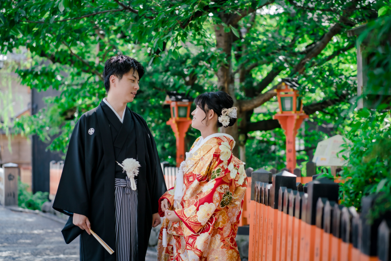 祇園で衣装１点ロケ撮影♪