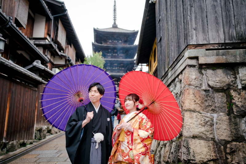 八坂の塔周辺へ移動しました♡