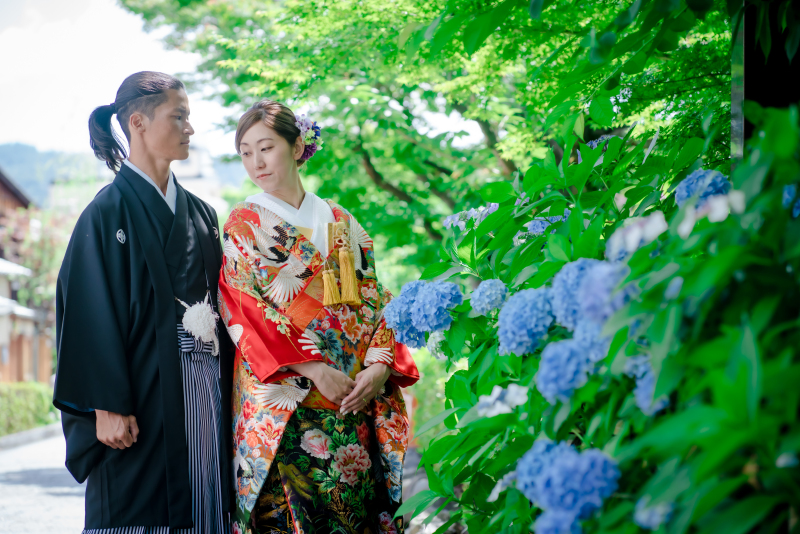 紫陽花&times;お二人