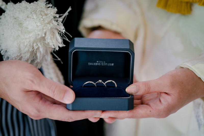 指輪の手元ショット♪