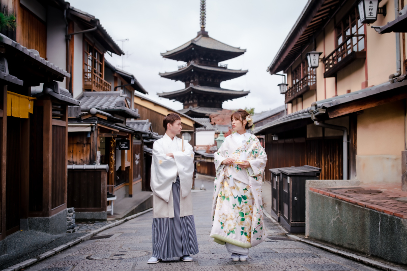 塔をバックにベストショット！