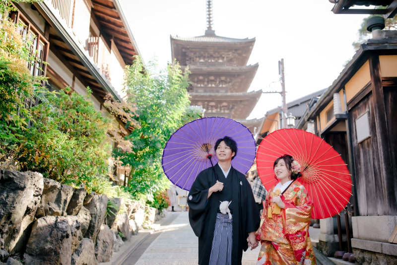 1か所目は八坂の塔周辺！