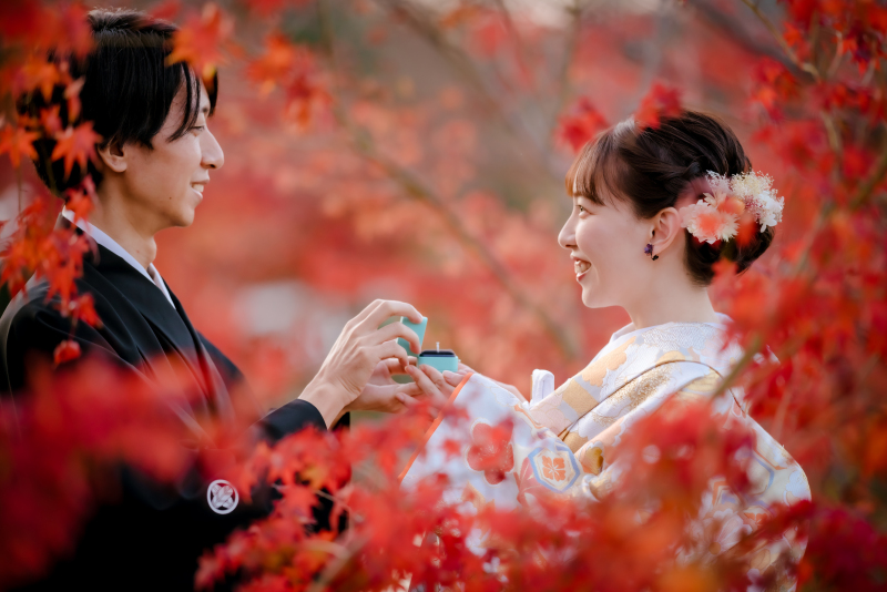 プロポーズは紅葉の中で！