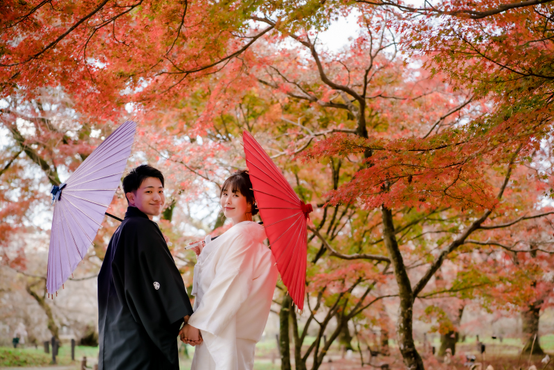秋の前撮り撮影
