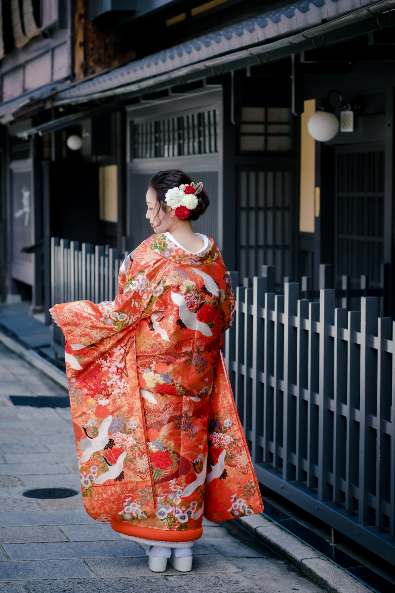 色打掛といえば！定番の赤！