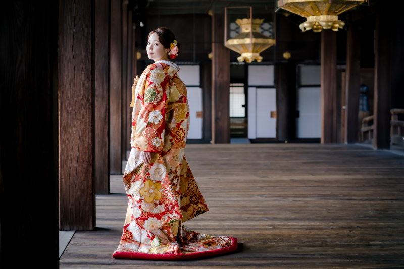 お衣装を実際に羽織れます！