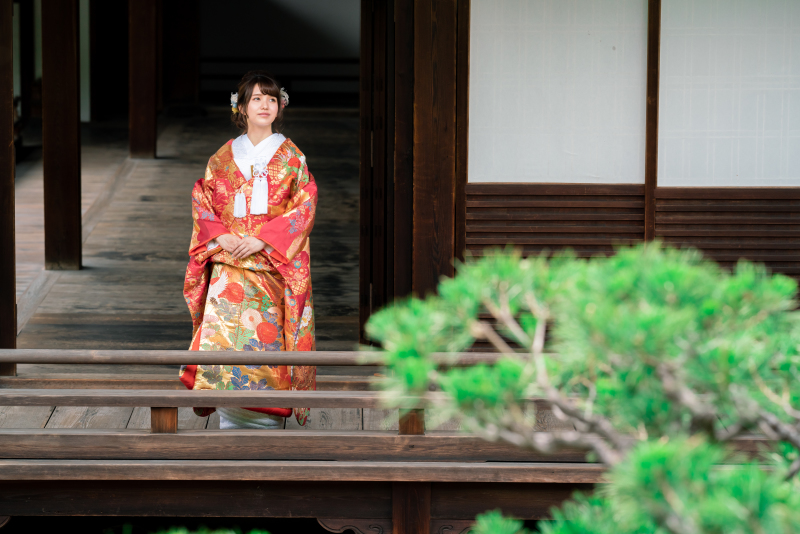 Arch Bridal_神社・寺院で撮影できる